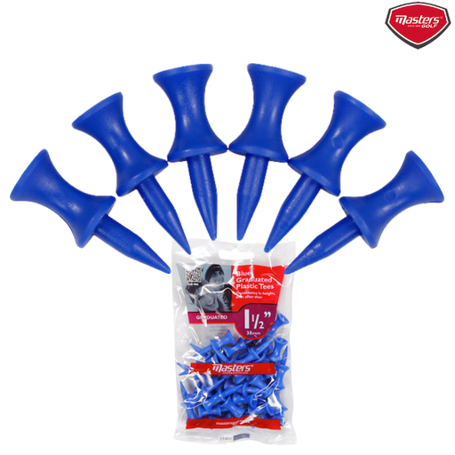 [6460] Masters Plastic Graduated Tees : TEP118 - 38mm - Blue