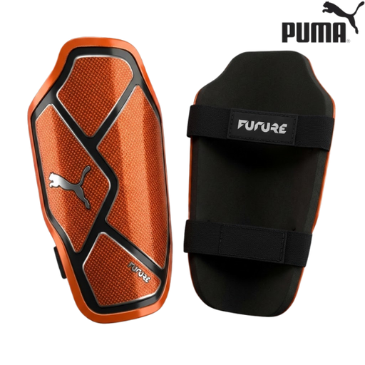 [5946] Puma Shinguard Future 2.5 Shocking : 03069601 - Orange/Black - Large