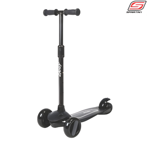 [7405] Ziggy Scooter 3 Wheels Tilt Led Flash : ZG-7038 - Black