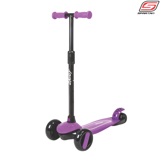 [7407] Ziggy Scooter 3 Wheels Tilt Led Flash : ZG-7040 - Purple