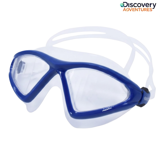 [9246] Discovery Adventures Swim Goggles Silicone Surf Antifog : DEA82426 - Clear/Blue