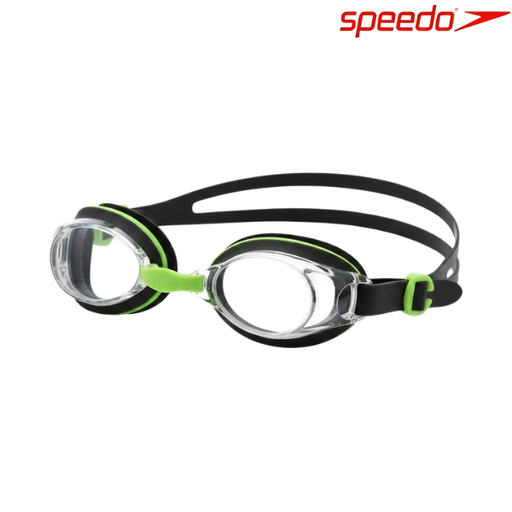 [1386] Speedo Swim Goggles Senior Jet : 8703123081 - Clear/Green