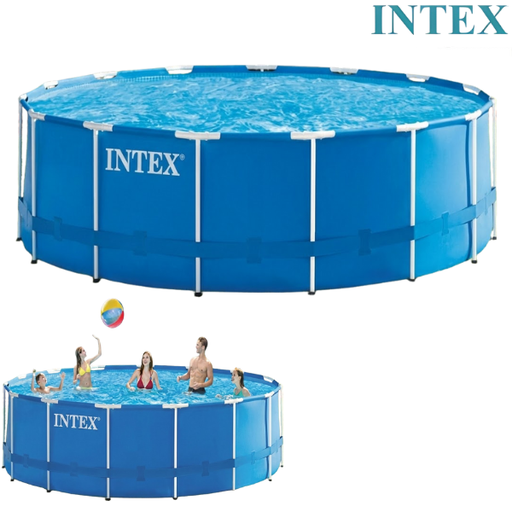 [9653] Intex Pool With Metal Frame Set : 28242UK