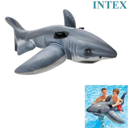 [1427] Intex Great White Shark Ride On : 57525 - 3 years +
