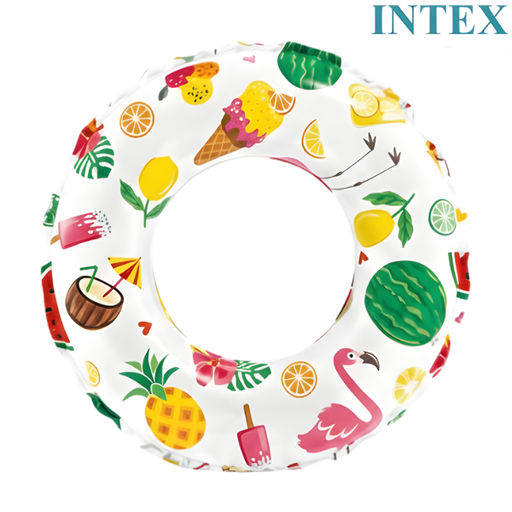 [1429] Intex Swim Rings Lively Print : 59241 - 3 - 6 years