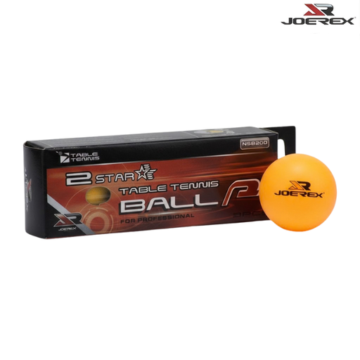 [4970] Joerex Table Tenis Ball 2* : NSB200 - Orange - Pack of 3 balls