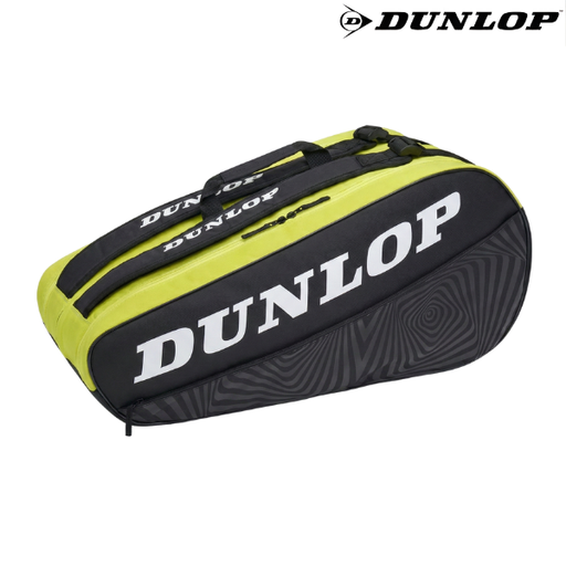 [14396] Dunlop Racket Bag Tac SX-Club : 6RKT: 10325362 - Black/Yellow