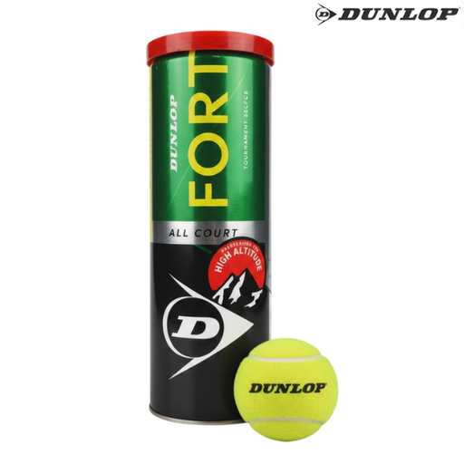 [14887] Dunlop Tennis Balls Fort All Court TS High Altitude Red Top : 601359 - Pack of 3 balls