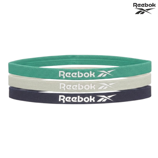 [7649] Reebok Hair Bands Sports : RAAC-18011 - Green/Navy Blue/White
