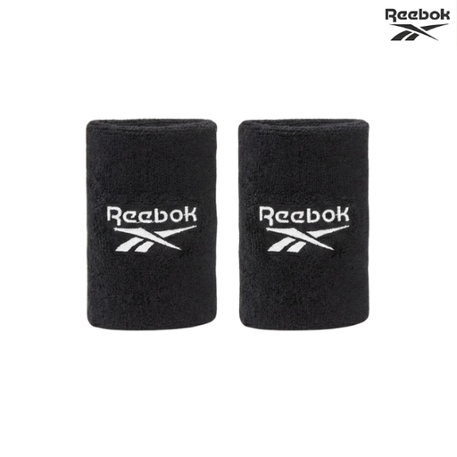 [7652] Reebok Wristband Sports Long : RASB-11025BK - Black
