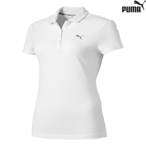 [1574] Puma Polo T-Shirt Ess Women : 831798 - White - 14