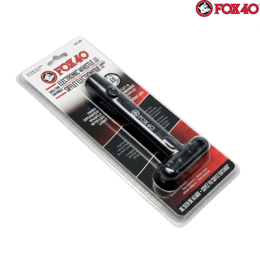 [14788] Fox 40 Whistles Electronic + Lanyard : 8616-1918 - Black