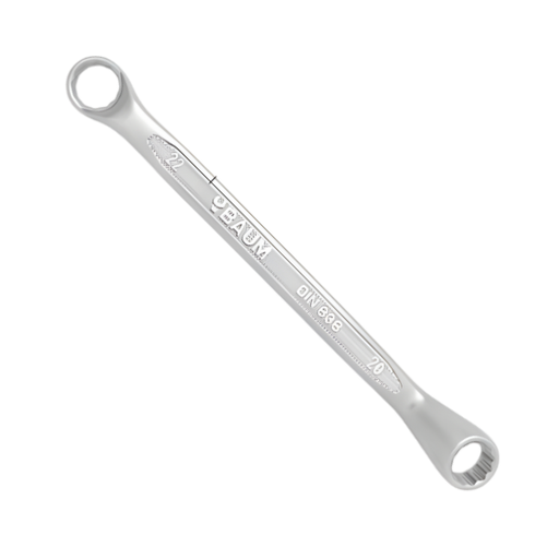 [4125] Baum Set Of 8Pc Double Ring Spanners 6 - 22mm
