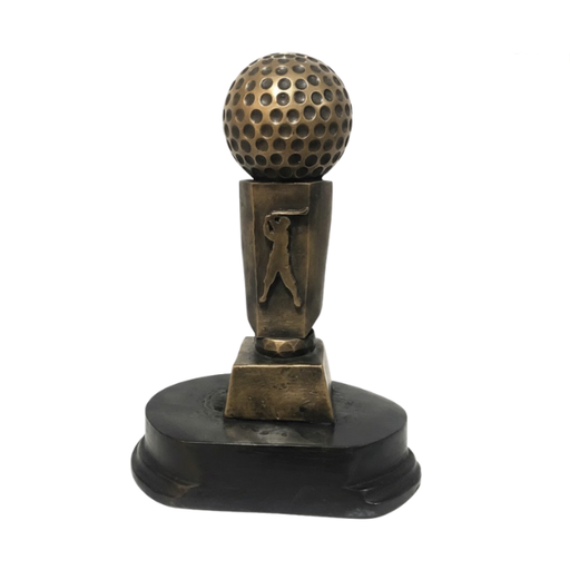 [9298] Golf Trophy + Ball Trophy - 26cms
