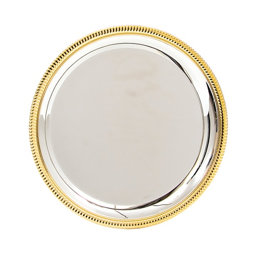 [13806] Montrose Silver & Gold Salver- TSL07 - 20cms