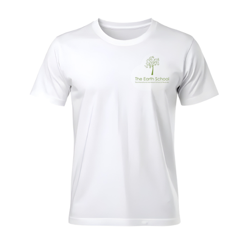 Printed White Round Neck T-shirts