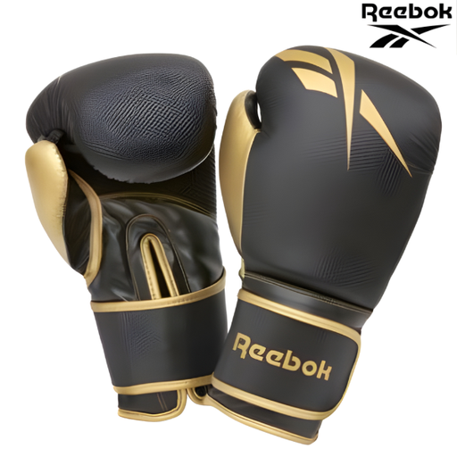 Reebok Boxing Gloves : RSCB-11117 - Black/Gold