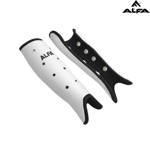 Alfa Hockey Shinguard Plastic With Anklets