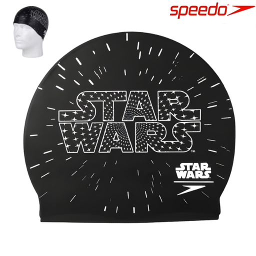 Speedo Swim Cap Junior Slogan Print : 8083860080