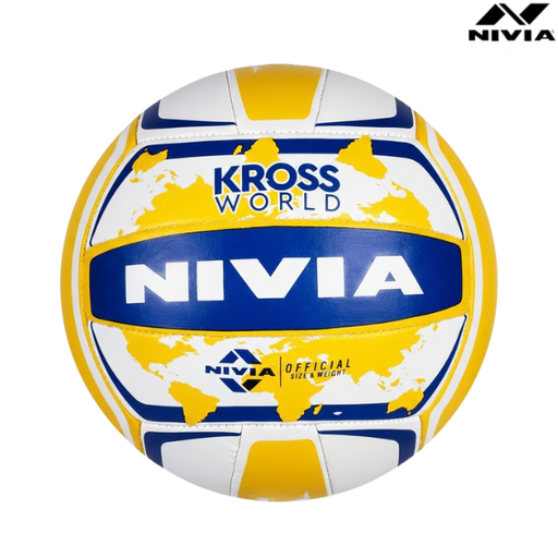 [1631] Nivia Kross Rubber Volleyball - #4