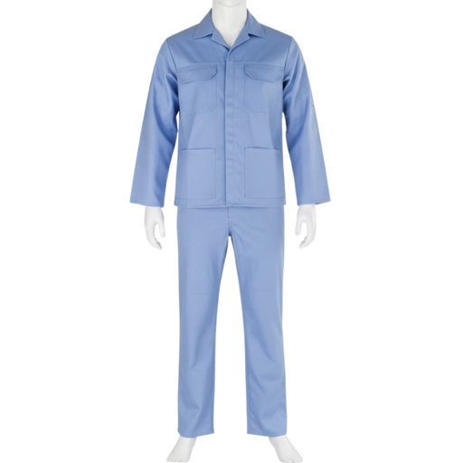 [3000] Broken Overall - Twill - Light Blue - Medium