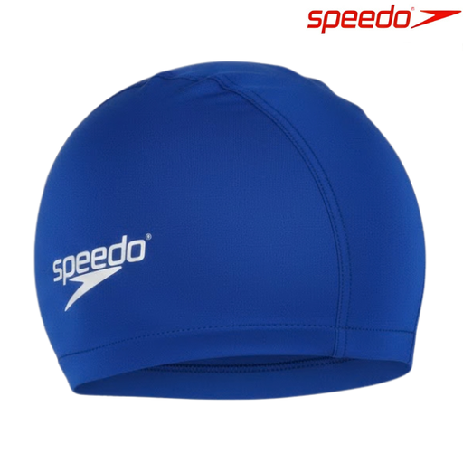 [5650] Speedo Swim Cap Junior Polyester : 8709931959 - Royal Blue
