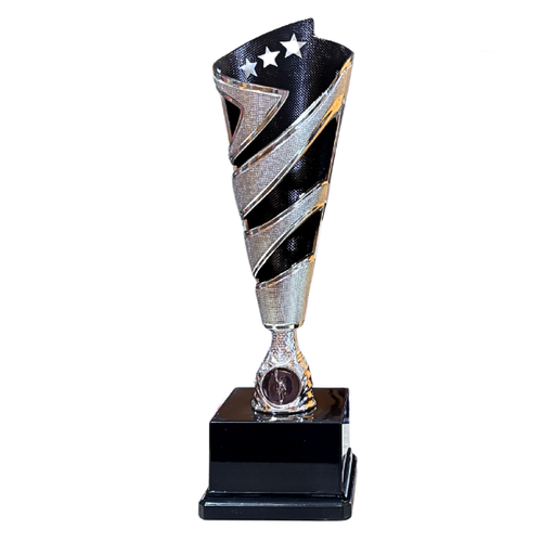 Hurricane Altitude Plastic Cup Trophy Silver & Black - TR24536