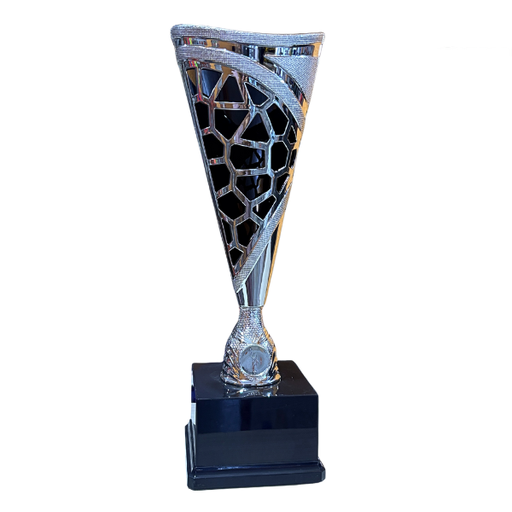 [15324] Vivid Trophy Silver & Black - TR25535