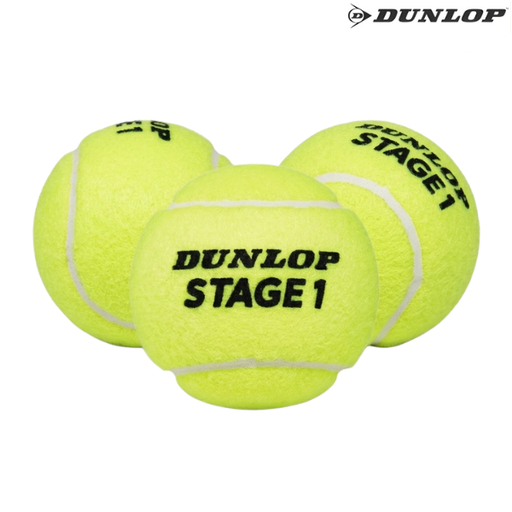 [16555] Dunlop Tennis Ball Stage 1 : 601342 - Pack of 3 balls