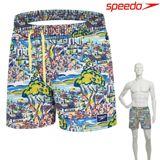 Speedo Water Shorts Digital Printed Leisure 14" : 8-00330916455