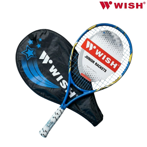 [16575] Wish Tennis Racket Fusiontec With 3/4 Cover : JR-523 : 23'' : 7 - 8 years