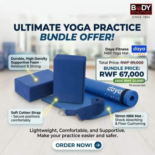 [16619] Body Sculpture Yoga Set + Daya Fitness Yoga Mat Nbr