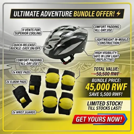 [16627] DAYA Skating/Cycling Helmet + Super-K Sporting Protector